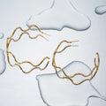 Créoles en Acier Inoxydable plaqué Or 18K