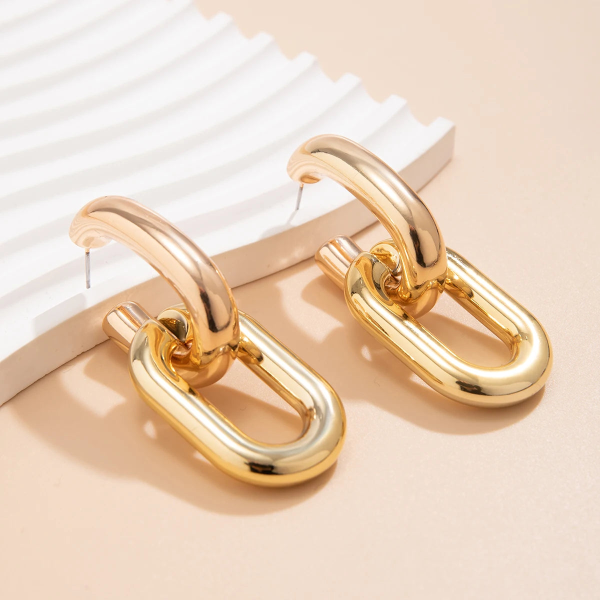 Boucles d’oreilles Chaîne épaisse