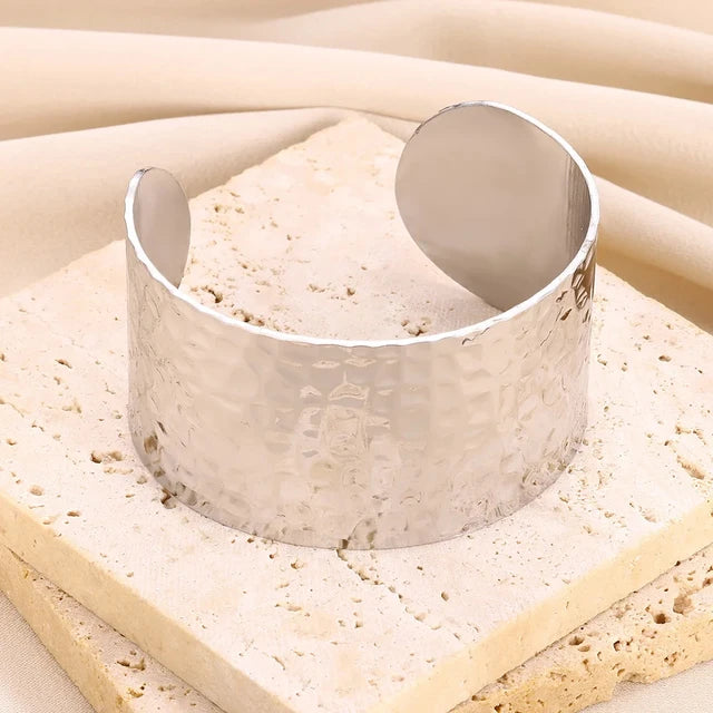 Bracelet Manchette ouvert en Acier Inoxydable