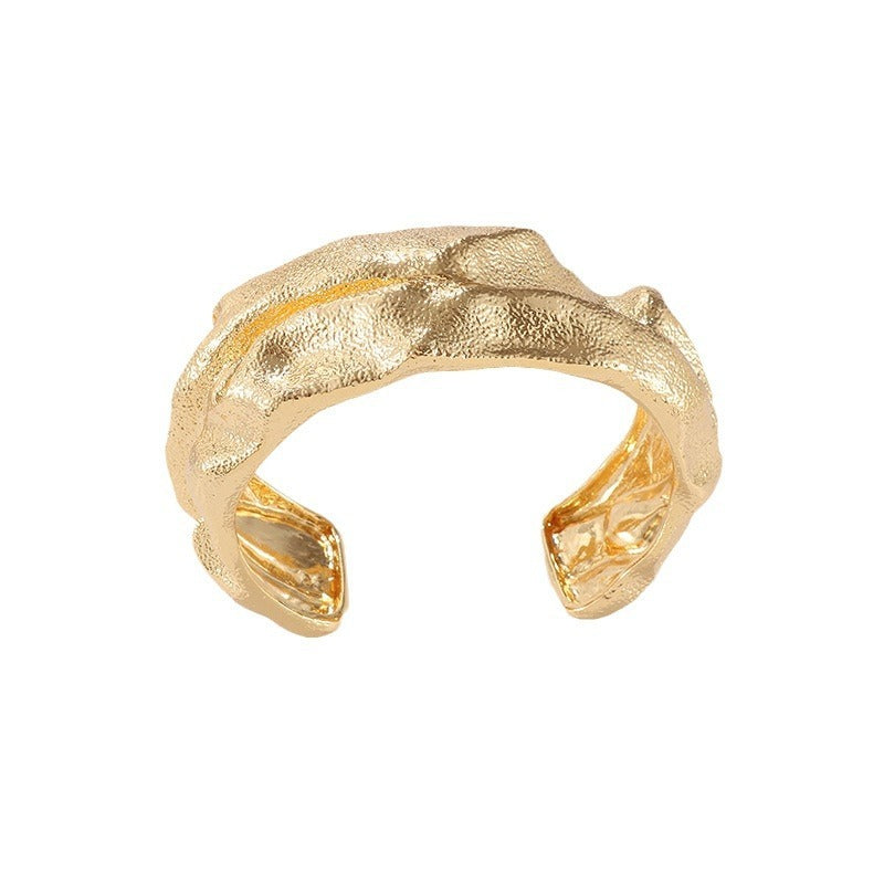 Bracelet Design irrégulier plissé