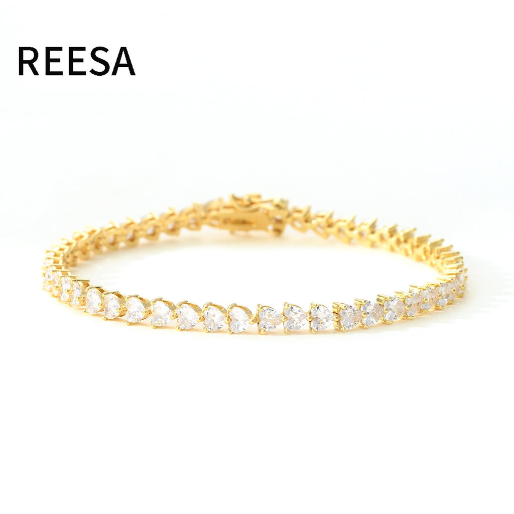 Bracelet Tennis Cœur