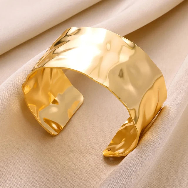 Bracelet Manchette ouvert en Acier Inoxydable