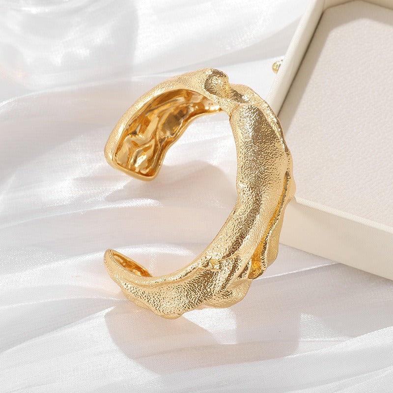 Bracelet Design irrégulier plissé