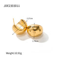 Boucles d’oreilles épaisses en Acier Inoxydable