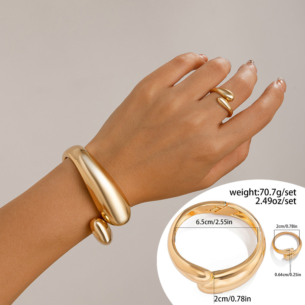 Bracelets ouverts Effet Miroir