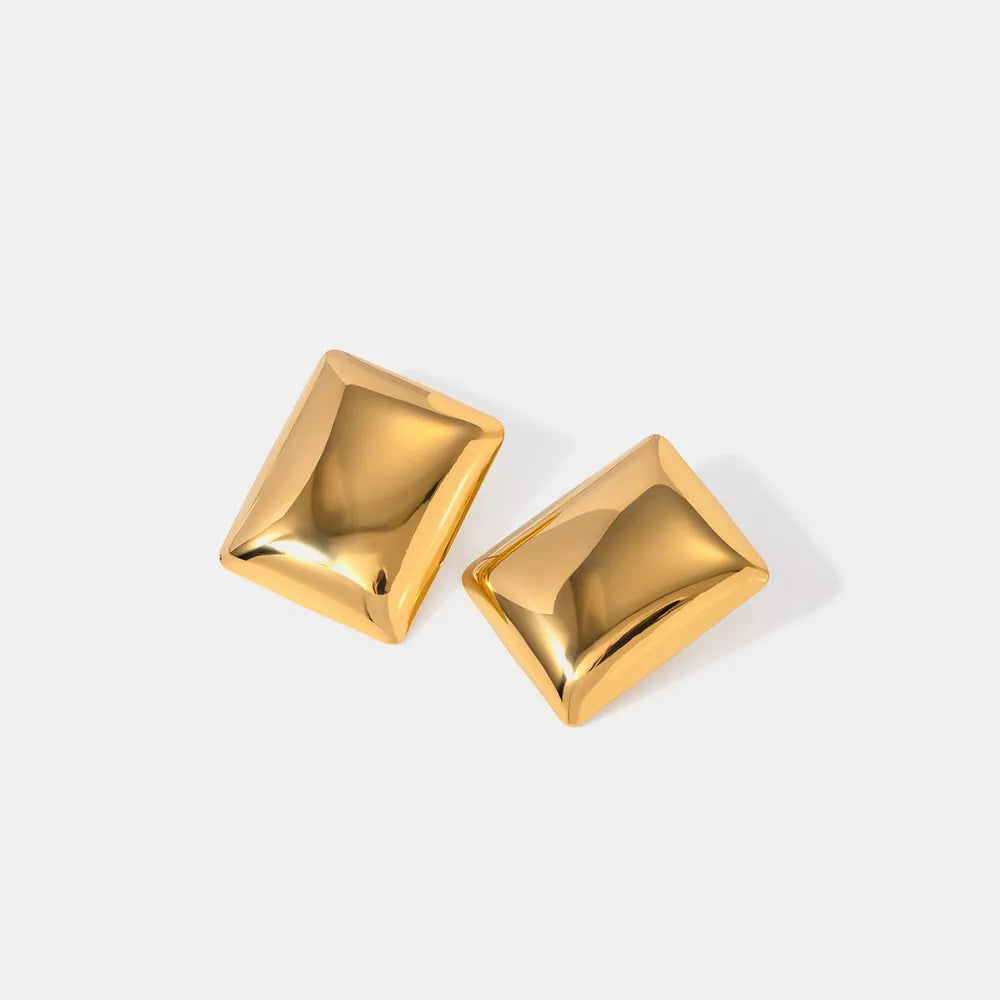 Clous d’oreilles rectangulaires en Acier Inoxydable