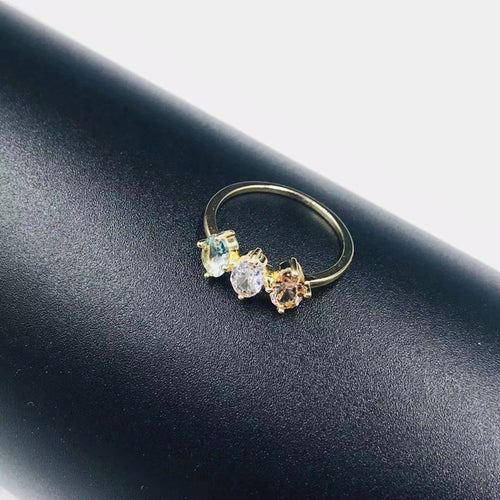 Bague de naissance tricolore