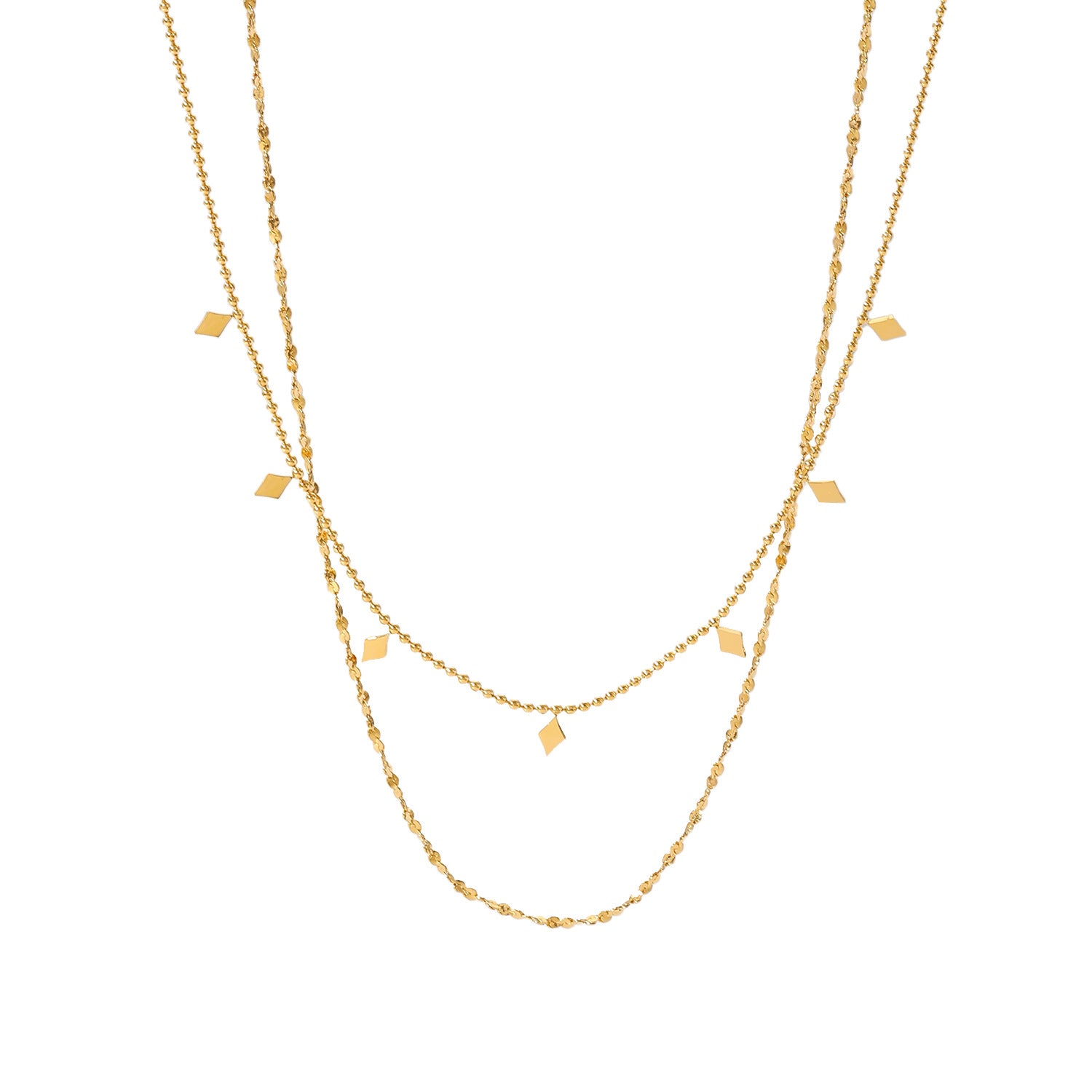 Collier à Pampilles double