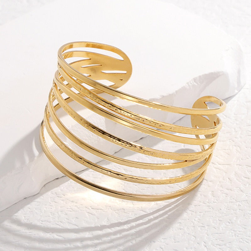 Bracelet Style géométrique INS en Acier Titane