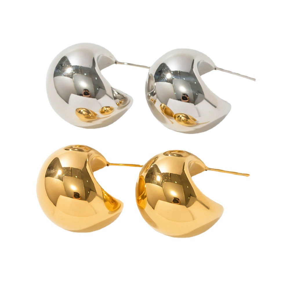 Boucles d’oreilles épaisses en Acier Inoxydable