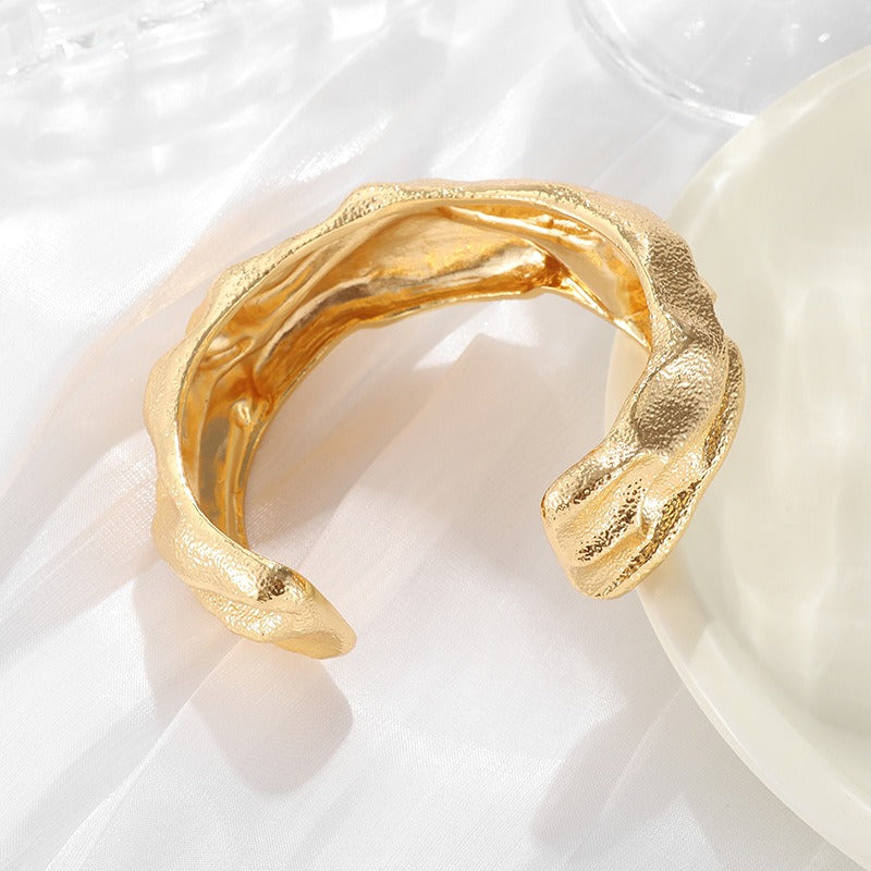 Bracelet Design irrégulier plissé