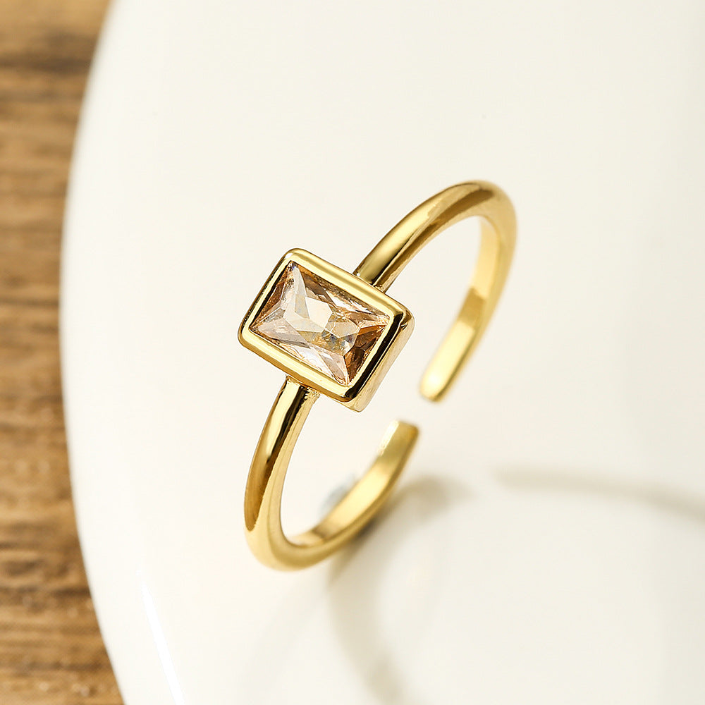 Bague Minimaliste Ouverture ajustable