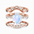 Bague Argent Sterling et Pierre de Lune