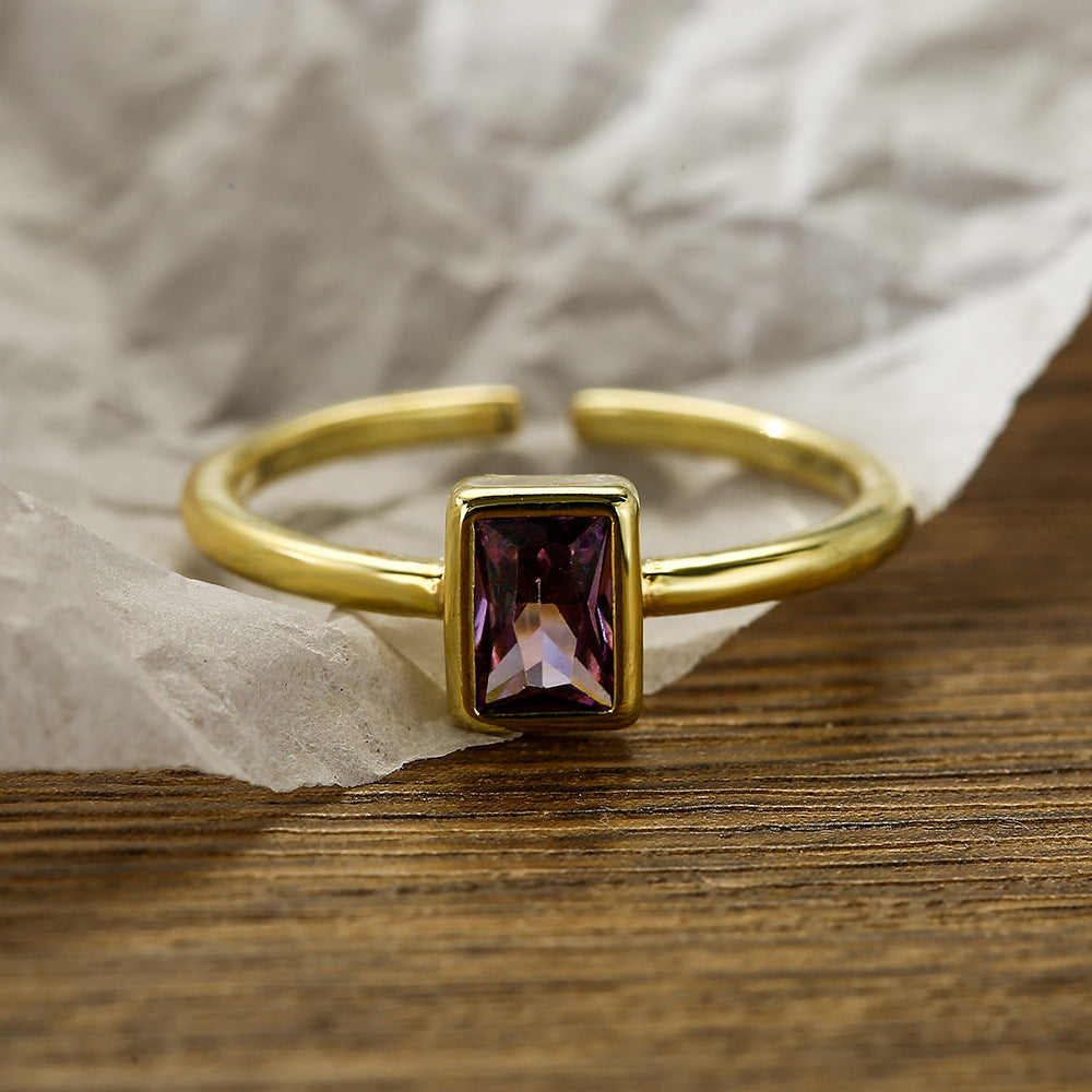 Bague Minimaliste Ouverture ajustable