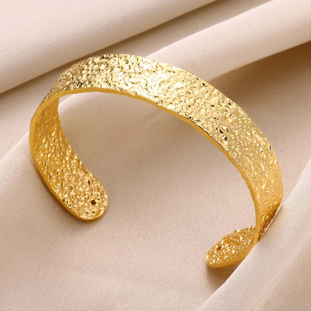 Bracelet Manchette ouvert en Acier Inoxydable