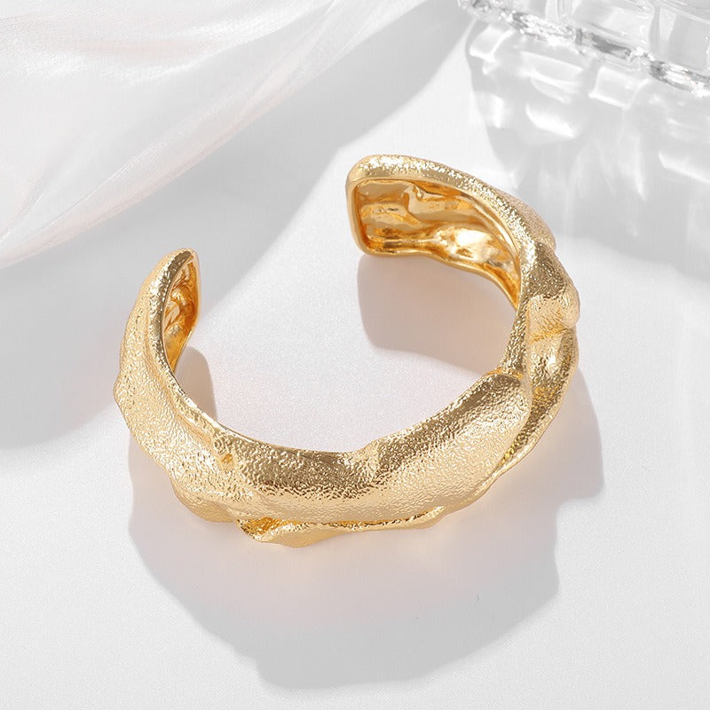 Bracelet Design irrégulier plissé