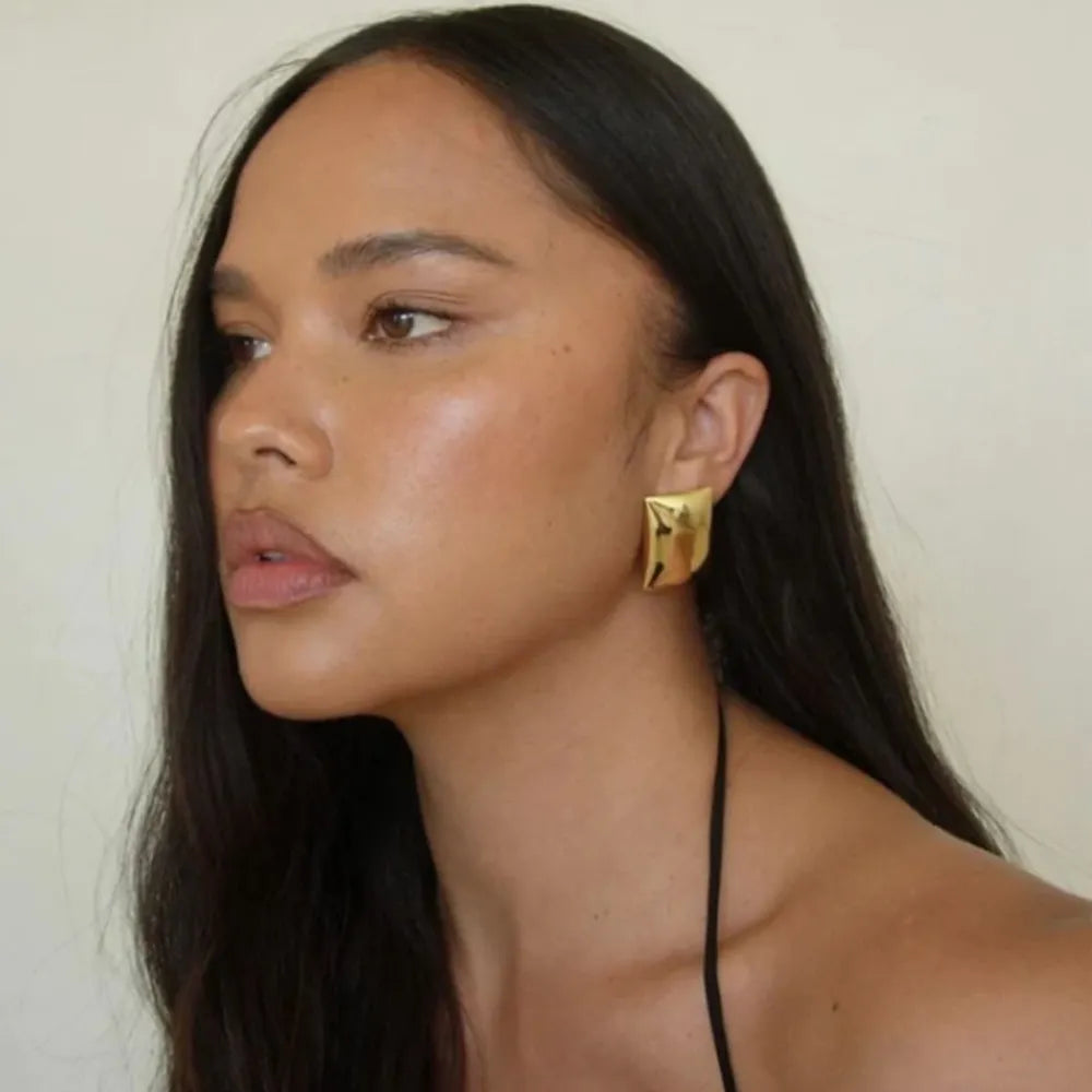 Clous d’oreilles rectangulaires en Acier Inoxydable