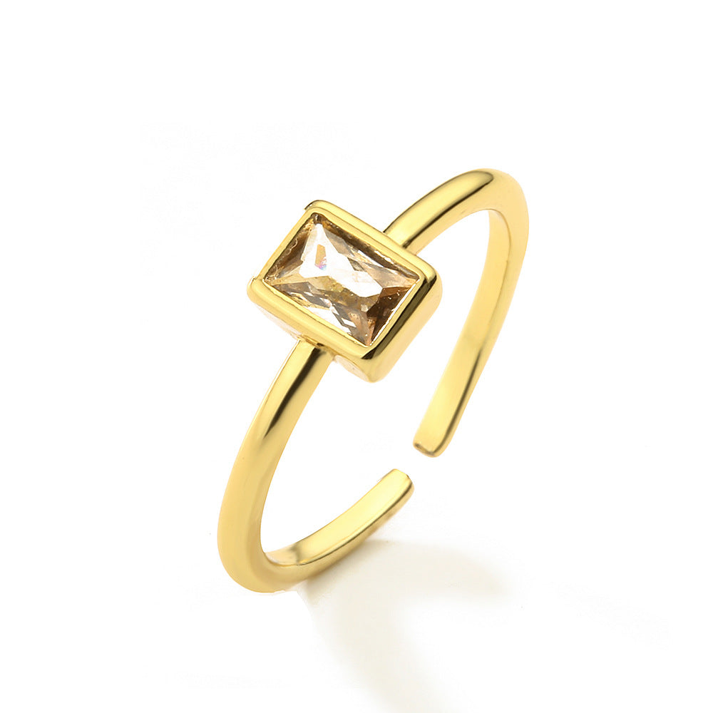 Bague Minimaliste Ouverture ajustable