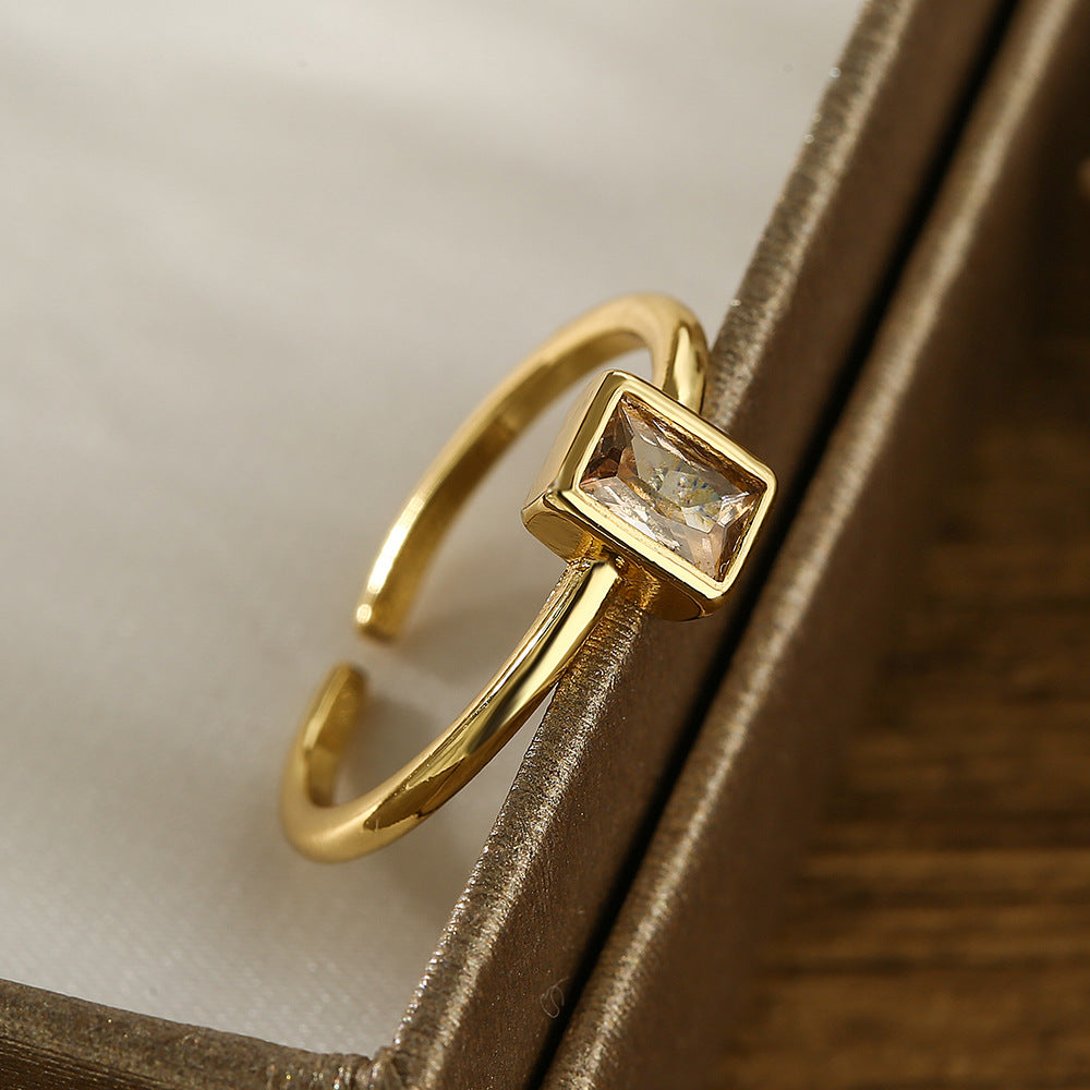 Bague Minimaliste Ouverture ajustable