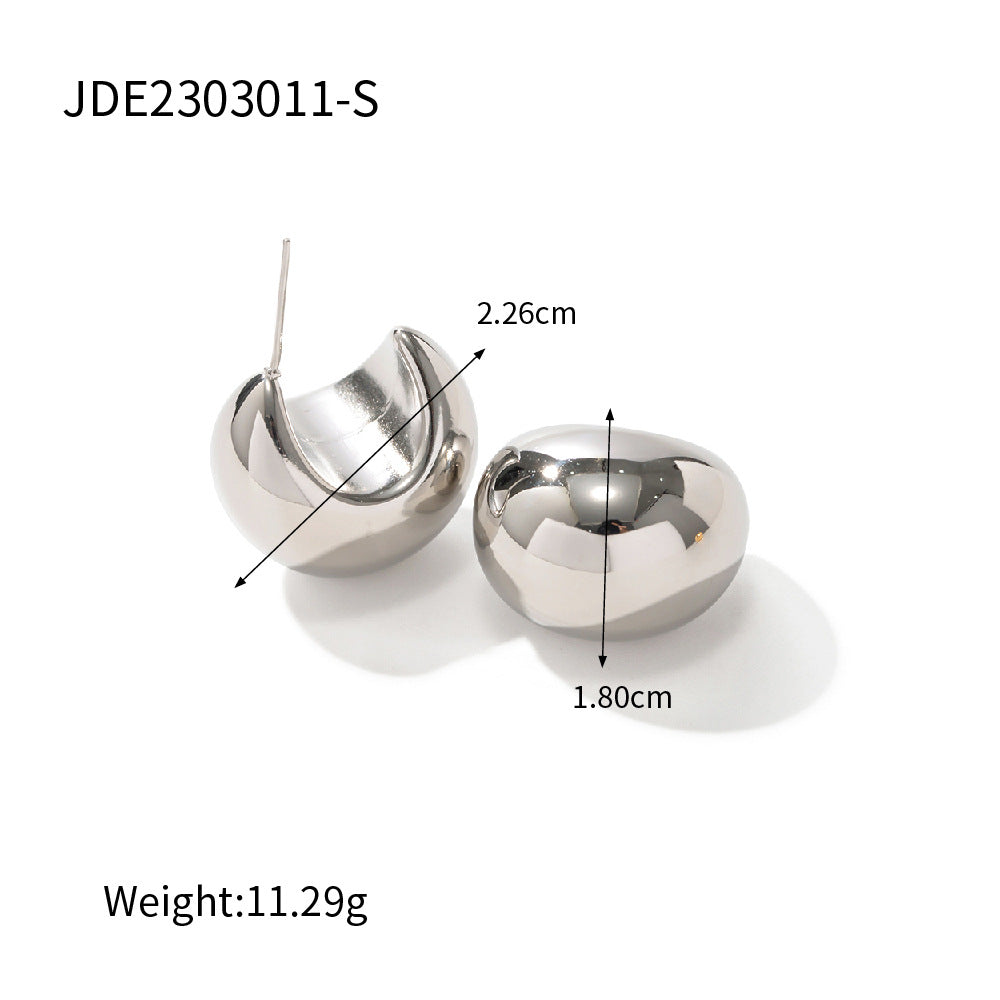 Boucles d’oreilles épaisses en Acier Inoxydable