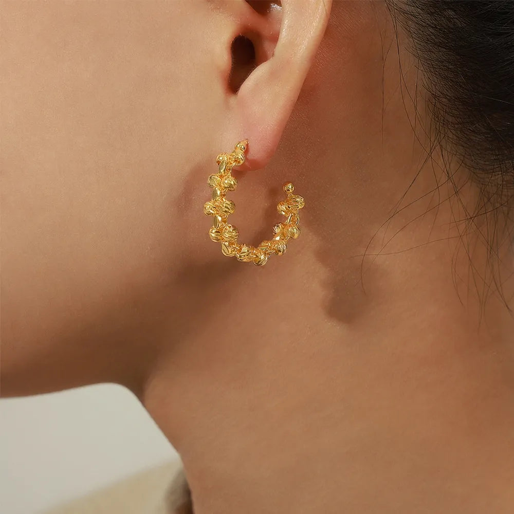 Boucles d’oreilles C-Hoop