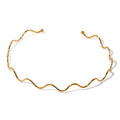 Collier vague en Acier Inoxydable