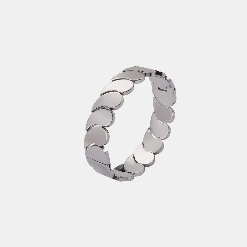 Bracelet en Acier Titane Plaqué Or