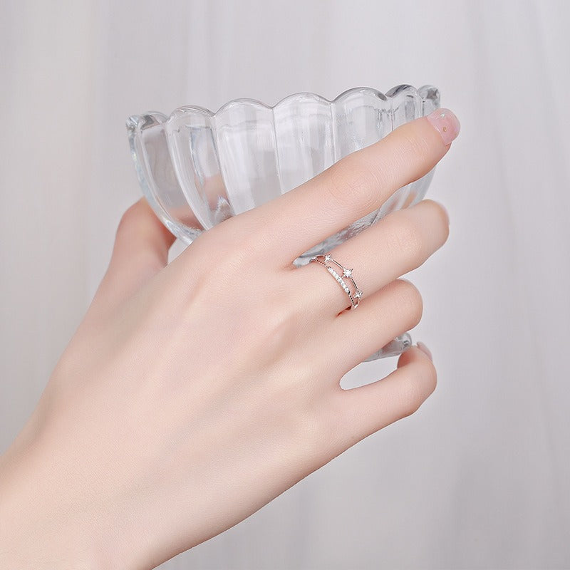 Bague en Argent S925 Design Octomoment tendance