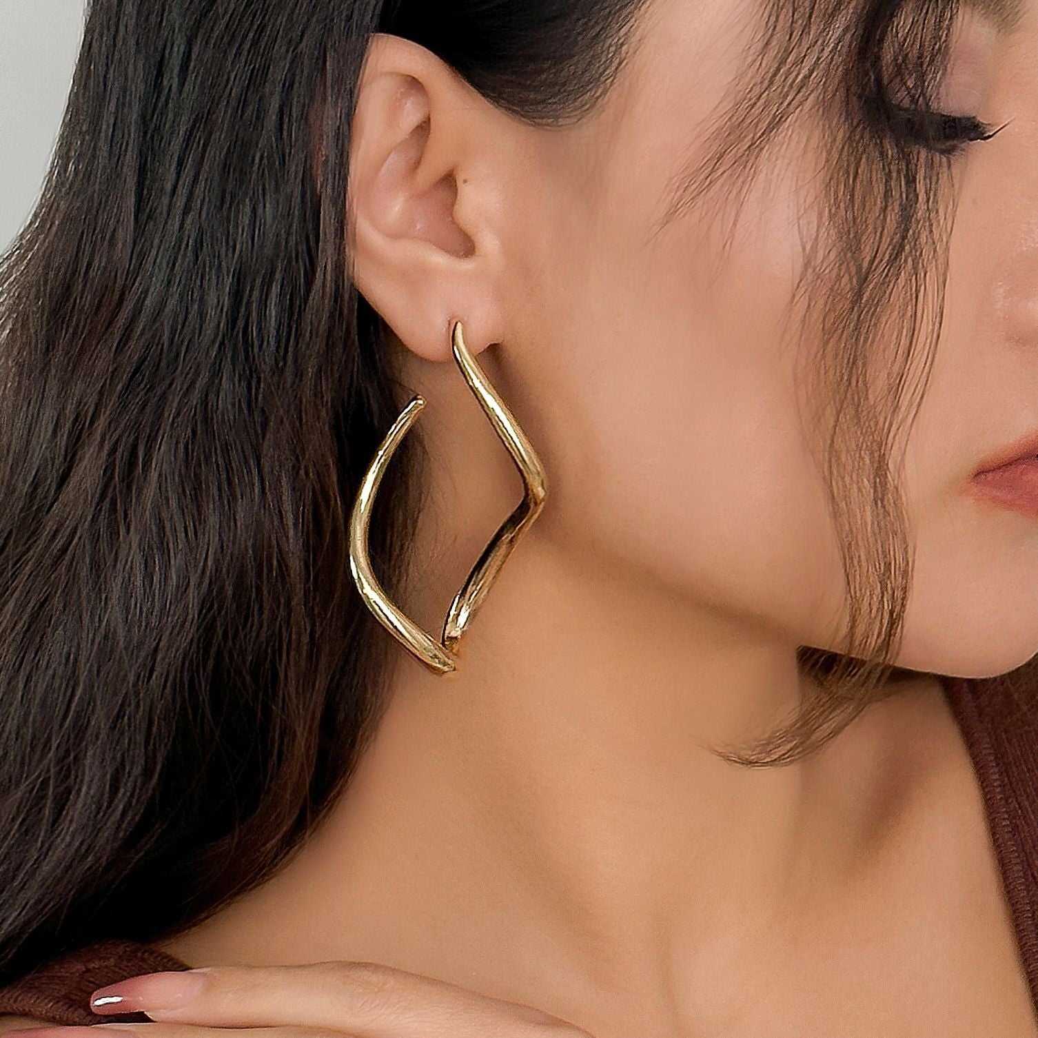 Boucles d’oreilles Irréguliers