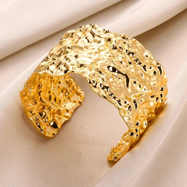 Bracelet Manchette ouvert en Acier Inoxydable