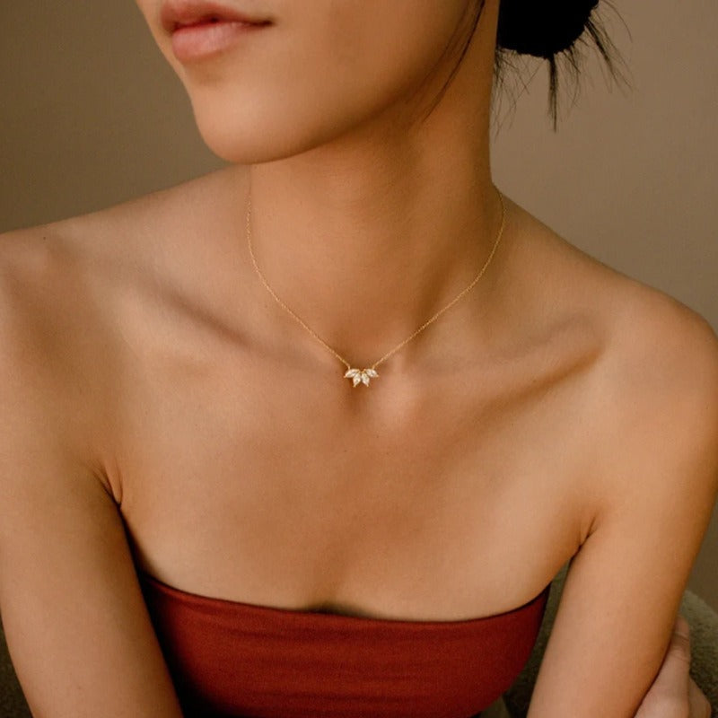 Collier Pendentif Fleur