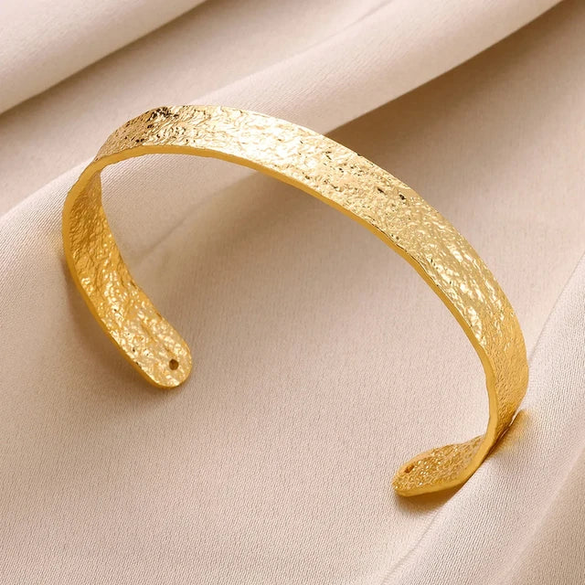Bracelet Manchette ouvert en Acier Inoxydable